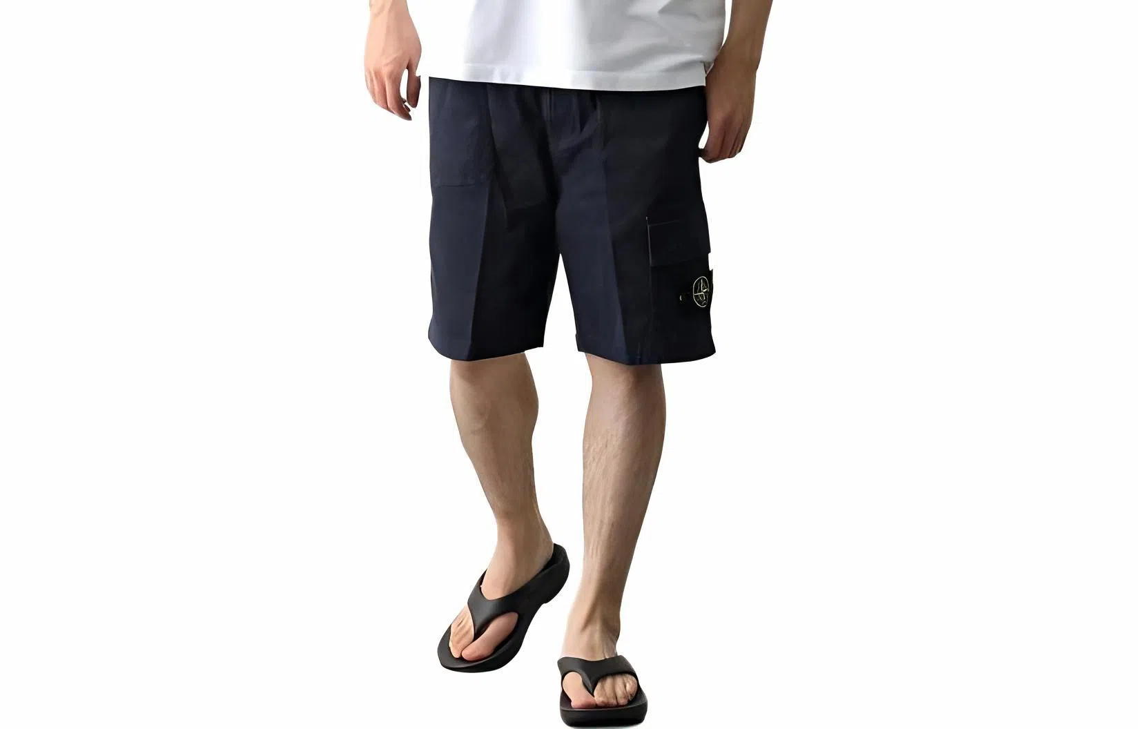 Stone Island Navy Blue Shorts