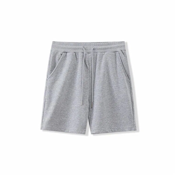 我是大卫 简约纯色系带直筒中腰薄款休闲短裤 男女同款