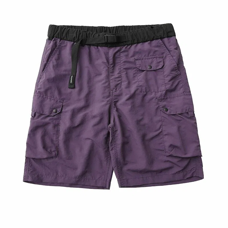 实年服工 户外休闲宽松五分运动工装短裤 男款