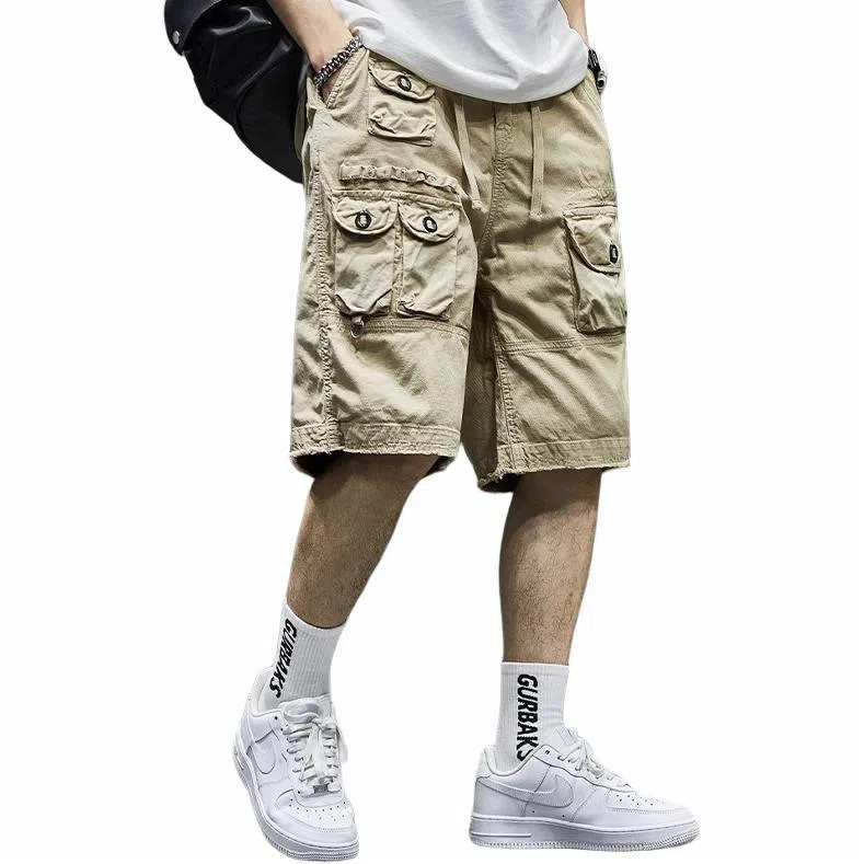 隐狼世家 美式复古五分裤 男款