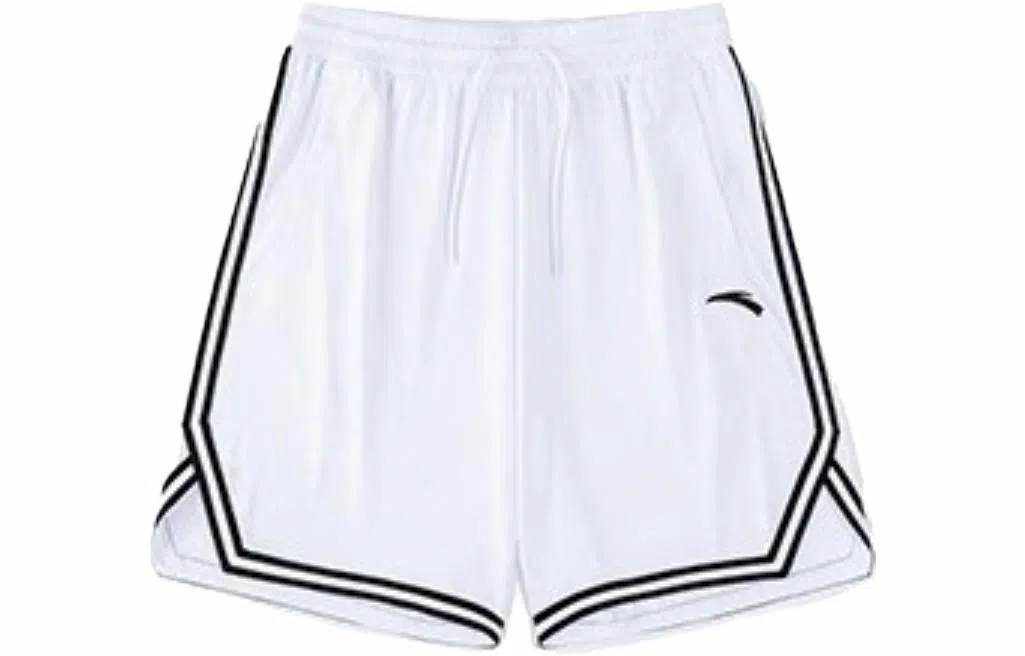 Anta Basketball Pants White