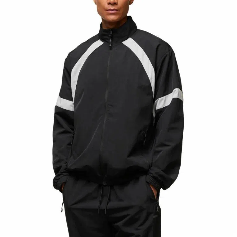 GYMSHARK Everywear Long Sleeve Jacket Black Grey