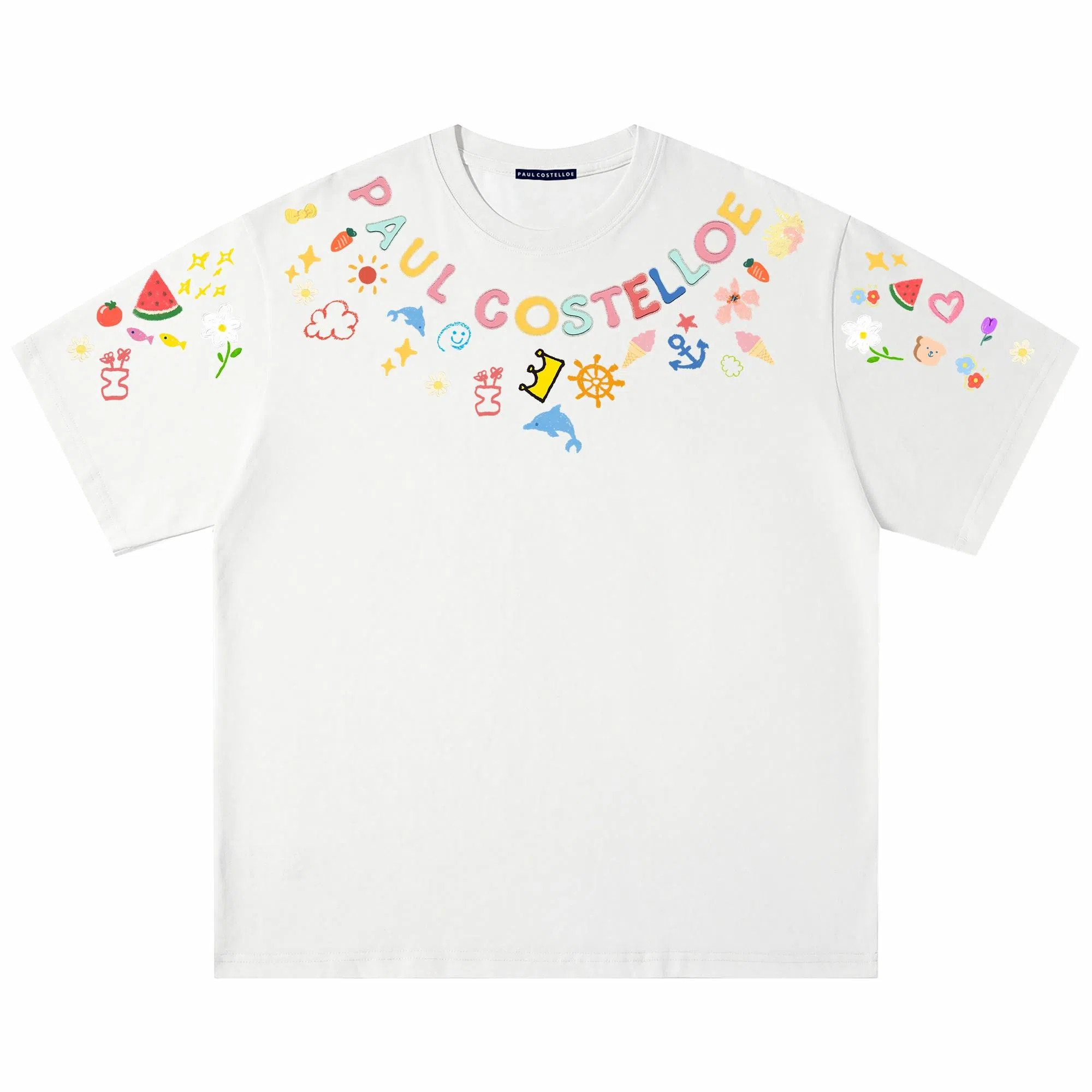 PAUL COSTELLOE Classic Crew Neck T-Shirt