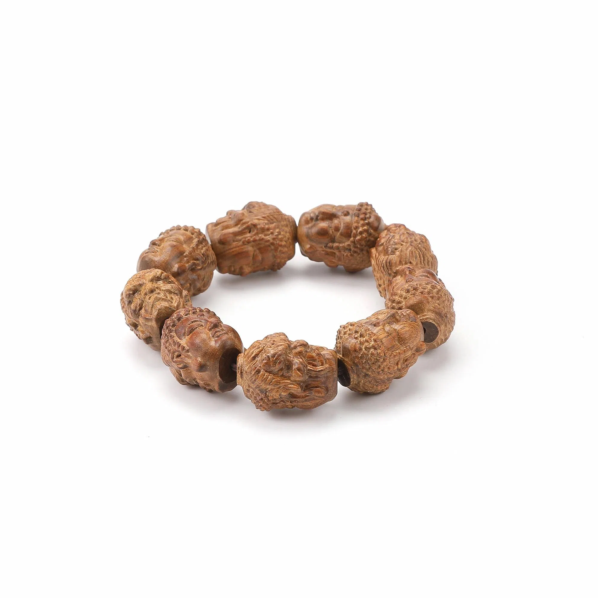 檀纳 无相佛头 中式东方传承  招财转运 花梨木 手串 男女同款情侣款