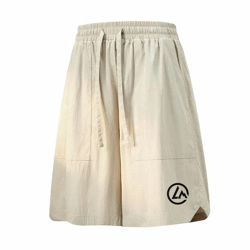 兰缪 基础户外运动简约美式复古休闲短裤 男女同款