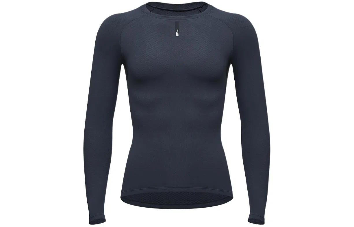 浪莎 双面再生排汗衣保暖长袖打底衫秋冬透气保暖骑行男士骑行配套