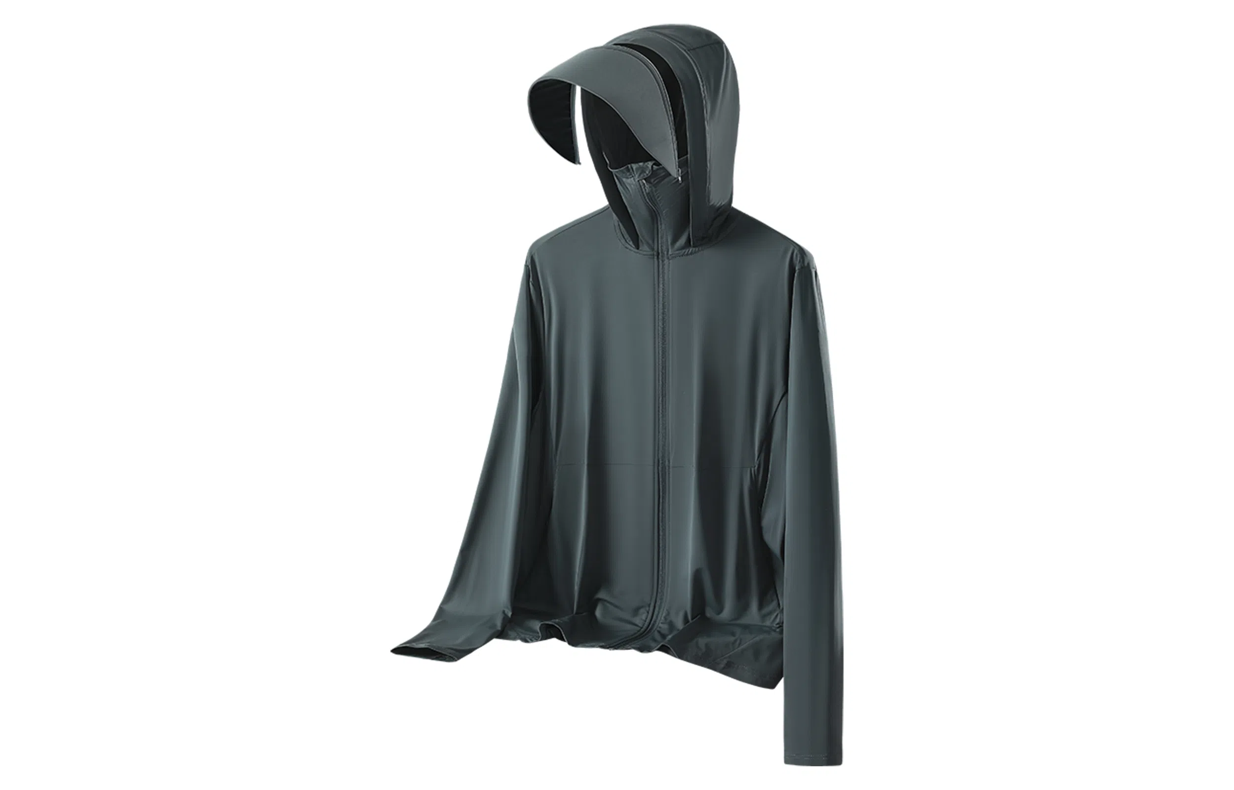 木林森 户外凉感透气防紫外线休闲轻薄速干连帽长袖防晒服 男女同款