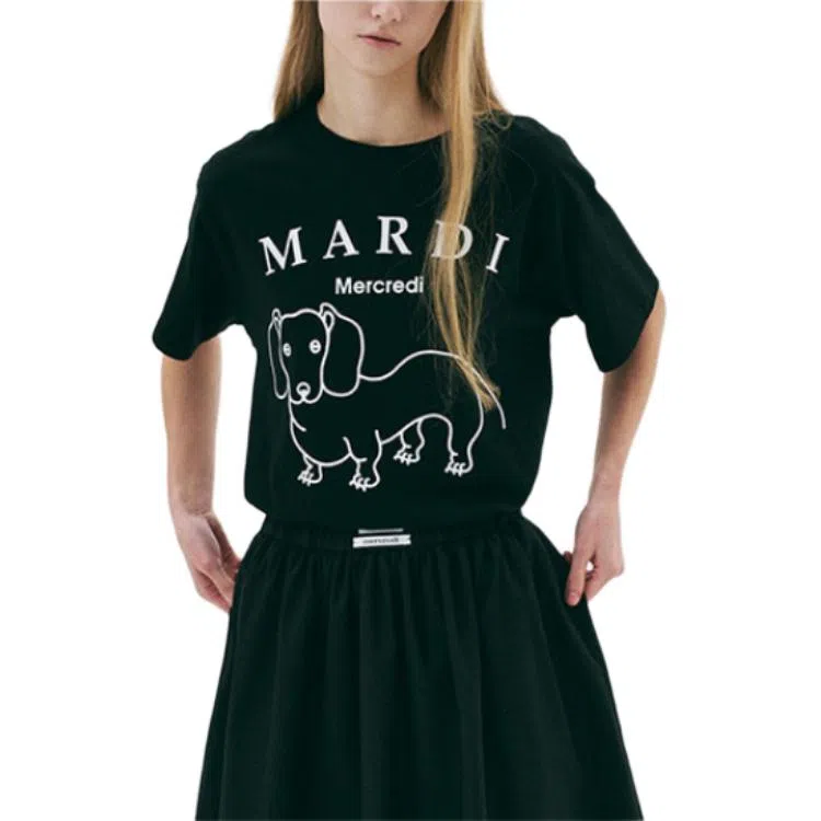 MARDI MERCREDI SS25 TSHIRT DDANJI CH.06_BLACK WHITE T