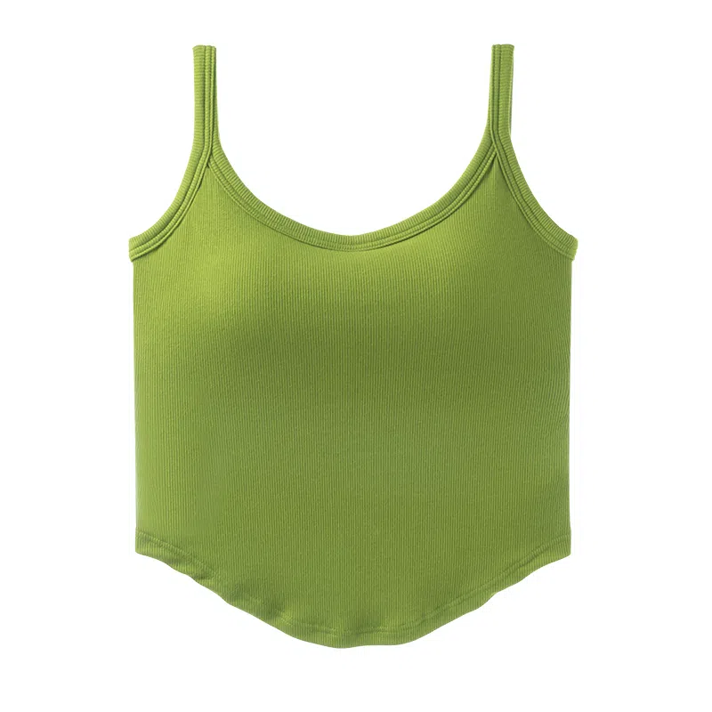 内在密码 免穿文胸大露美背内搭外穿显瘦性感辣妹不露脐吊带女款