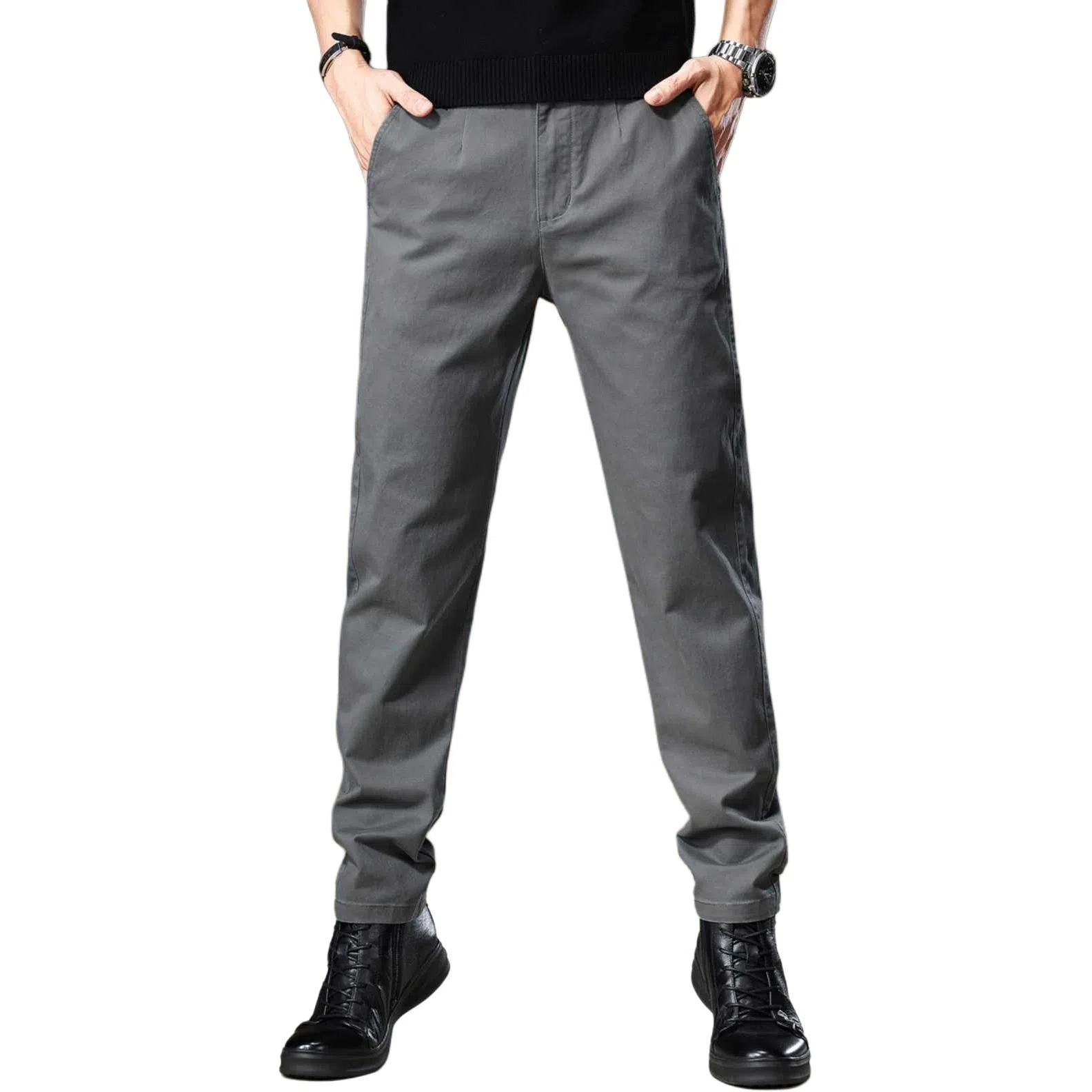 贵色 美式高端宽松直筒休闲裤 男款