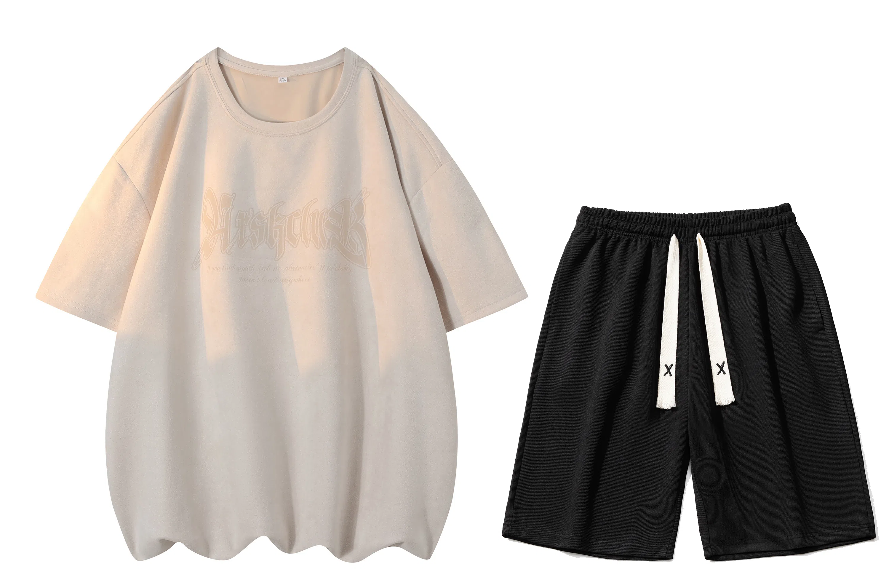 A.X.S.K Vintage Gothic Suede Set