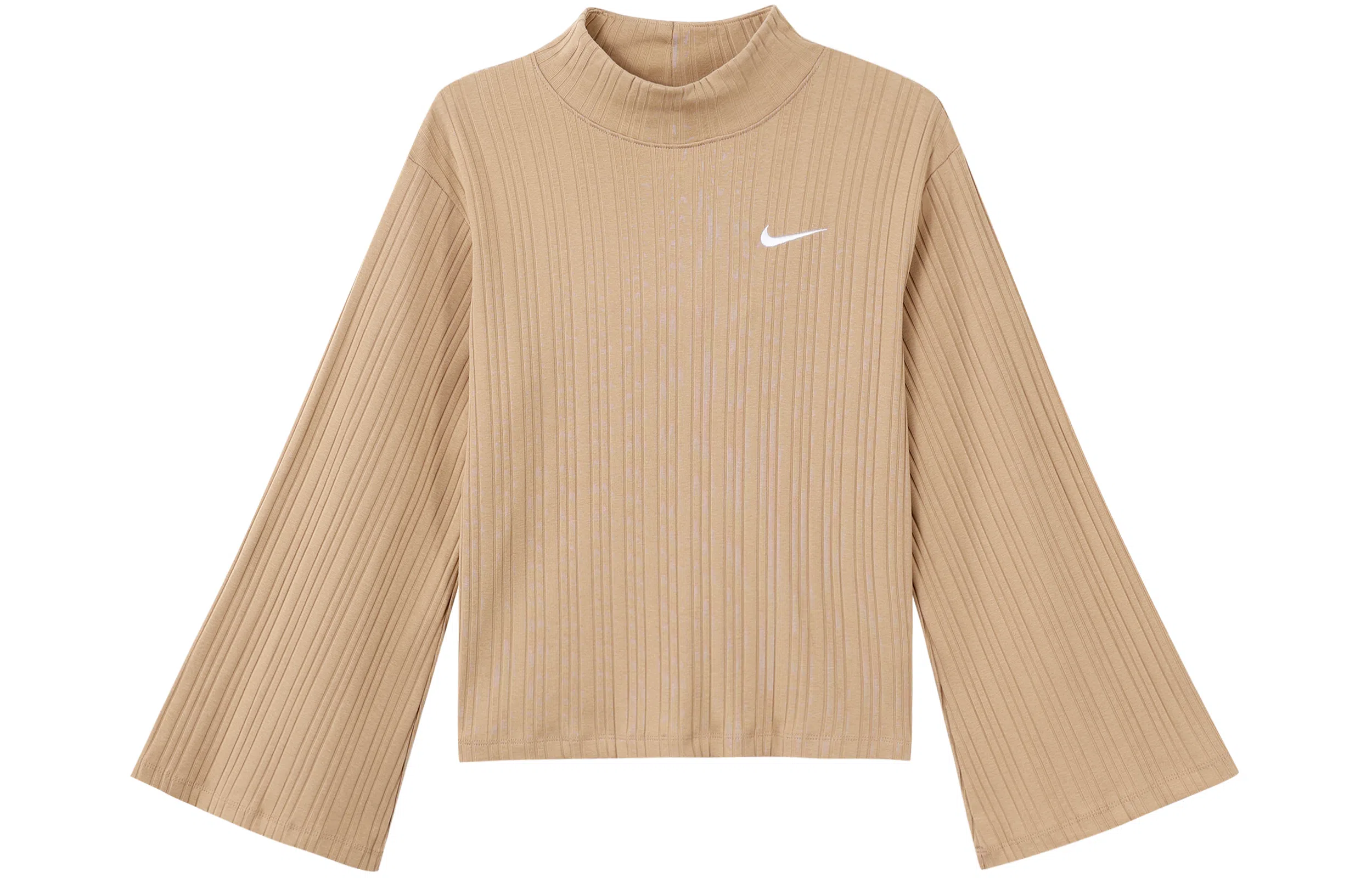 Nike Sportswear Rib Knit Turtleneck Long Sleeve Tee