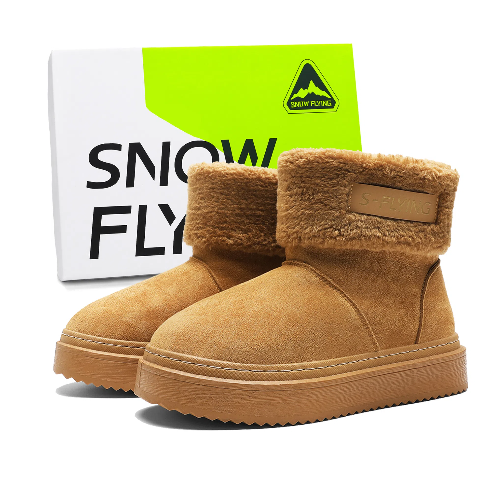 SNOW FLYING