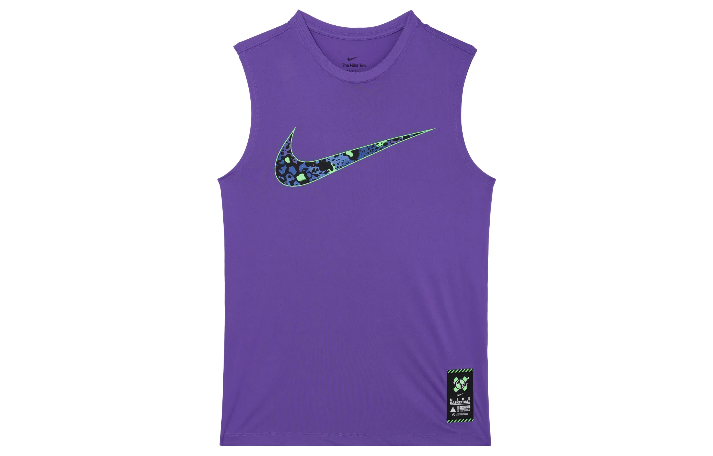 Nike Dri-FIT Logo Sleeveless Basketball Jersey Purple