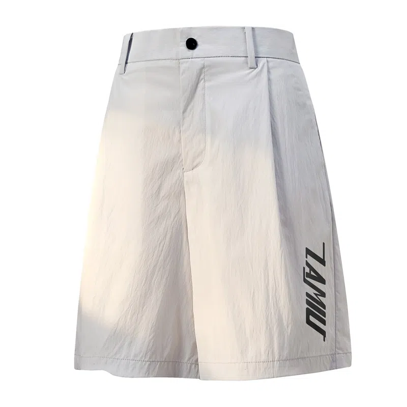 兰缪 日系纯色基础款简约美式复古日常亲肤百搭通勤舒适透气五分休闲短裤 男女同款