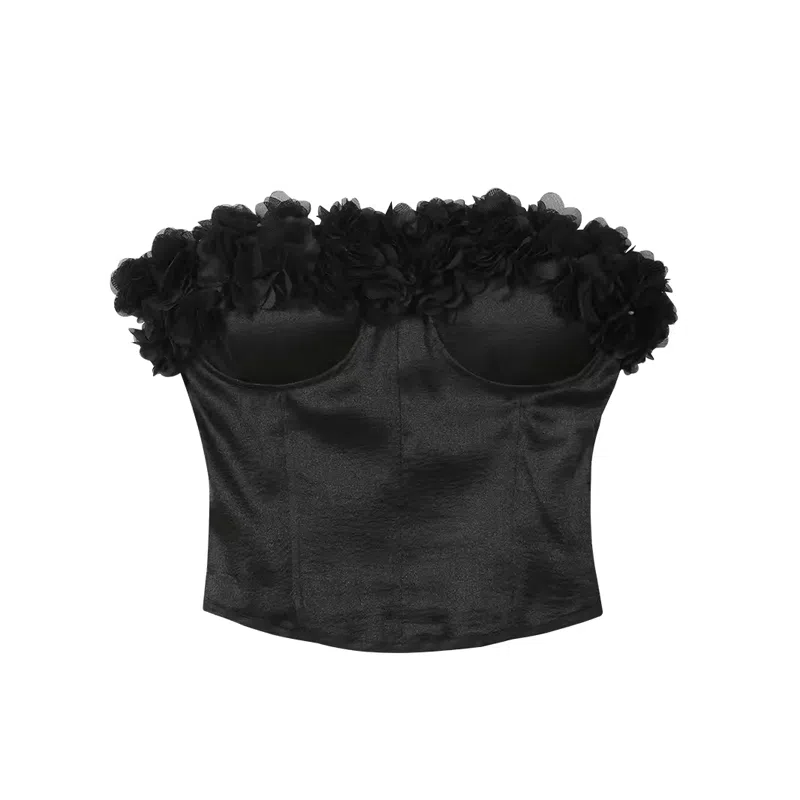 JUFU SS24 Black Sleeveless Top