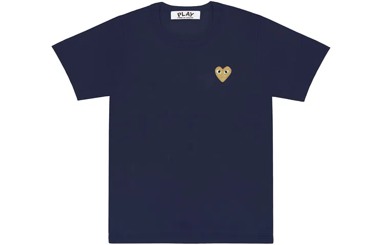 CDG Play Comme Des Garcons Gold Heart T