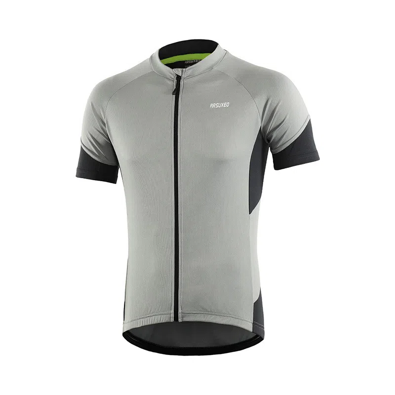 浪莎 夏季户外运动自行车骑行服短袖速干透气上衣男骑行配套