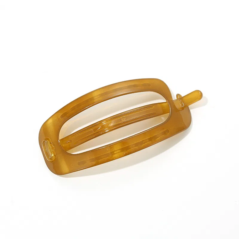 如花梦 简约气质椭圆后脑勺一字扭扭夹大号盘发量多 亚克力 发夹 女款