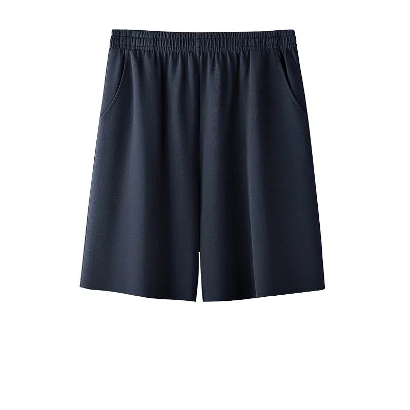 对你的私语 纯色休闲抗皱可外穿睡裤 男款