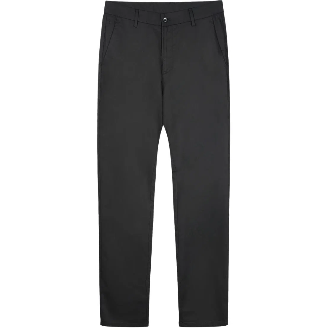 才子 时尚百搭简约纯色中腰直筒休闲裤 男款