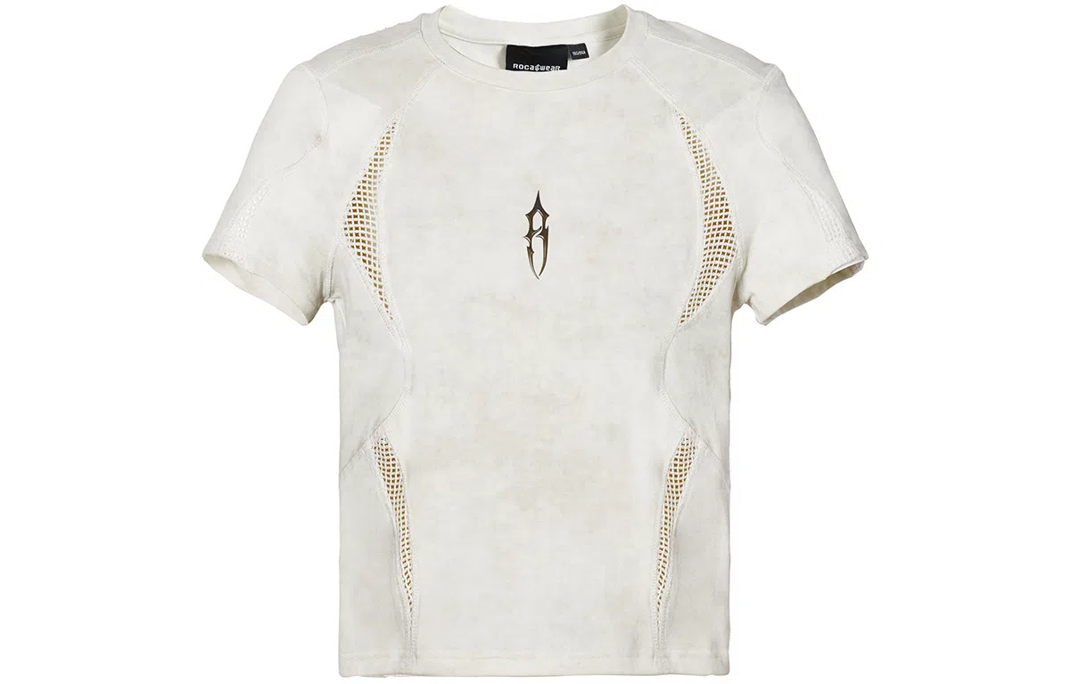 ROCAWEAR Tie-Dye Mesh Pullover Tee