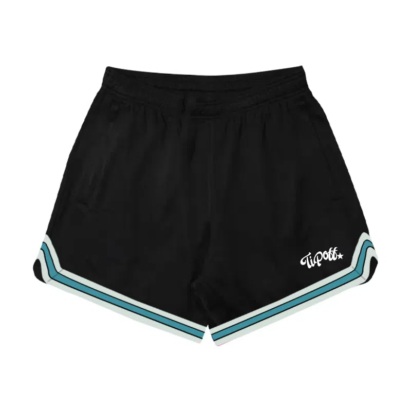 TIP-OFF Letter Pattern Elastic Casual Shorts