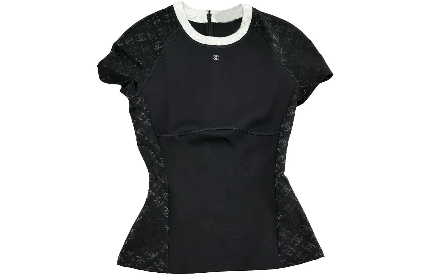 CHANEL Printed Crew Neck T-Shirt