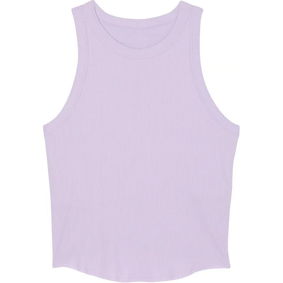 Victoria's Secret PINK HIGH-NECK RIBBED TANKPastel Lilac