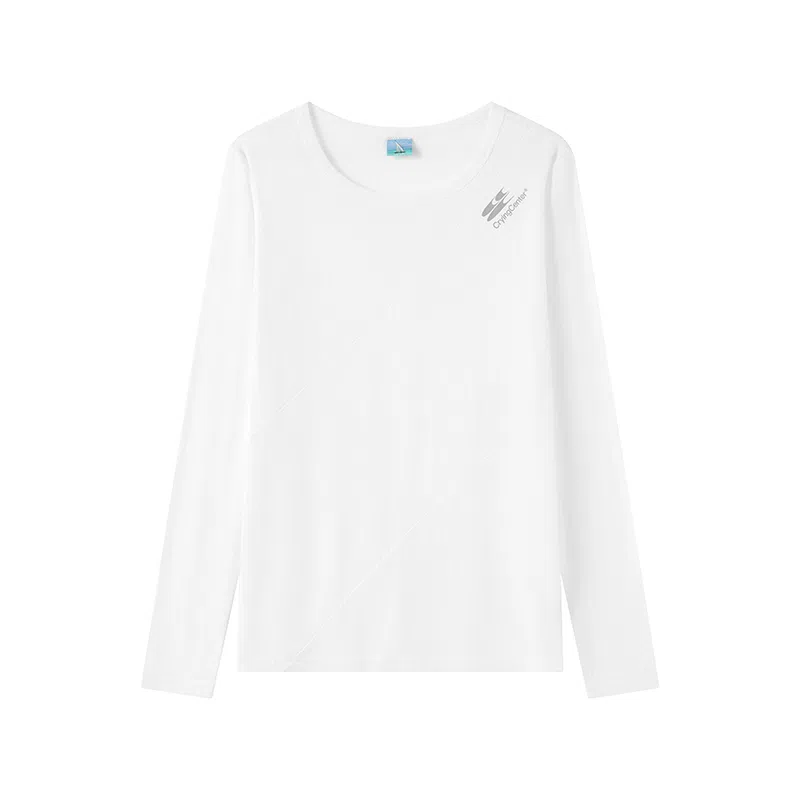 Crying Center Semi-Transparent Series Long Sleeve Tee White