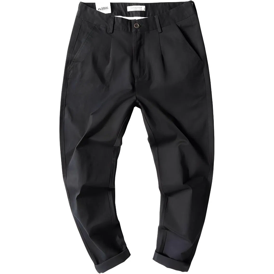 格蓝鹿 美式简约锥形纯色休闲裤 男款