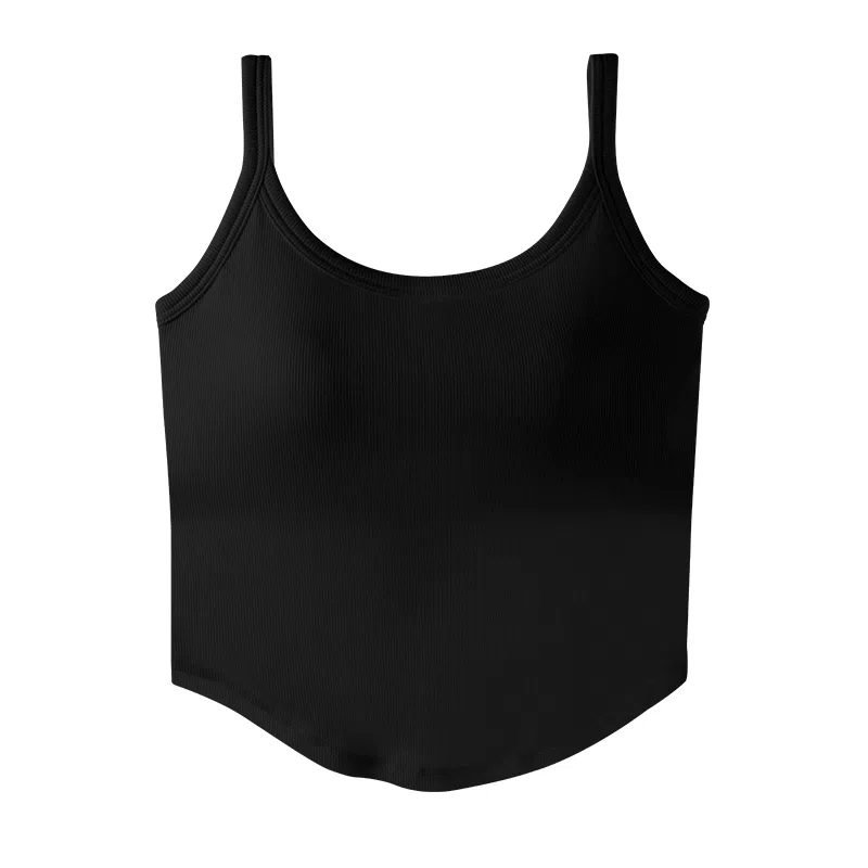 内在密码 免穿文胸大露美背内搭外穿显瘦性感辣妹不露脐吊带女款