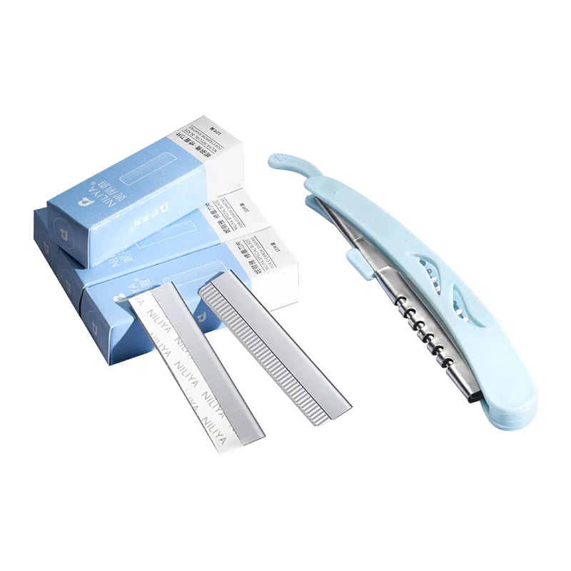 妮丽雅 防刮伤刮眉毛修眉刀片 美容院专用