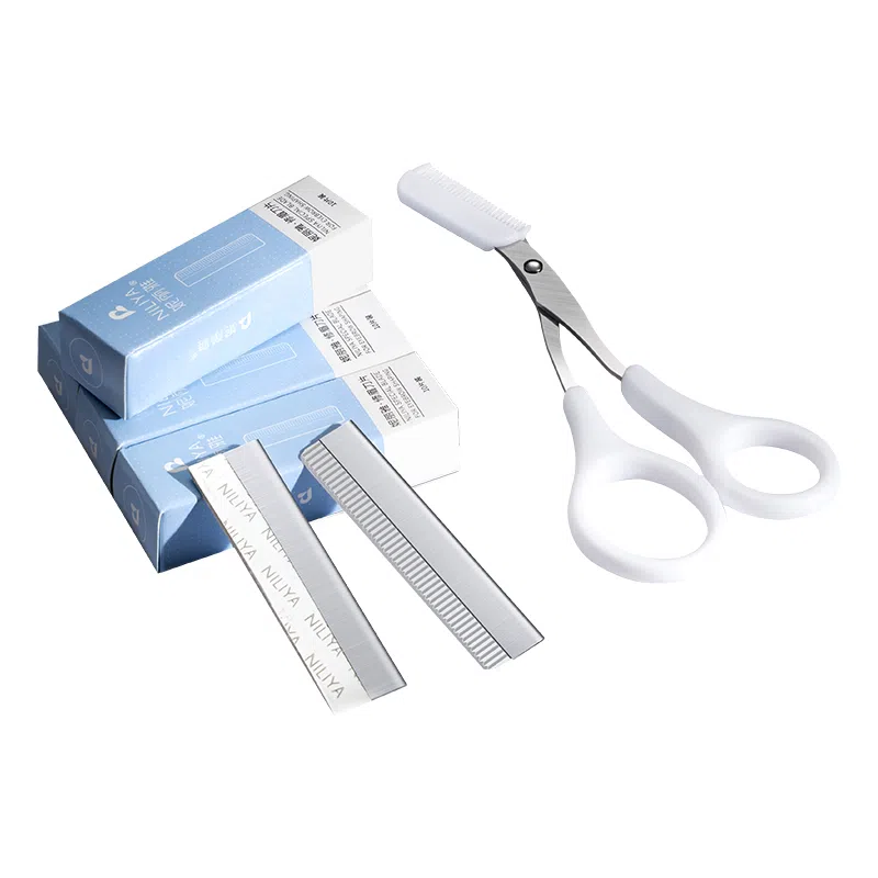 妮丽雅 防刮伤剃眉工具修眉刀片 美容院专用