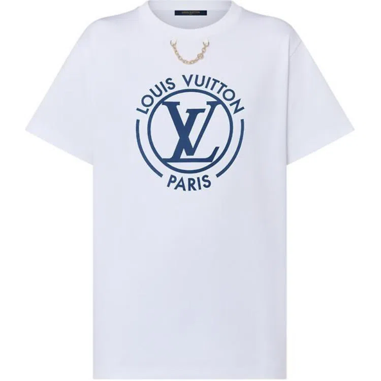 Louis Vuitton SS24 Logo Crewneck T-Shirt White