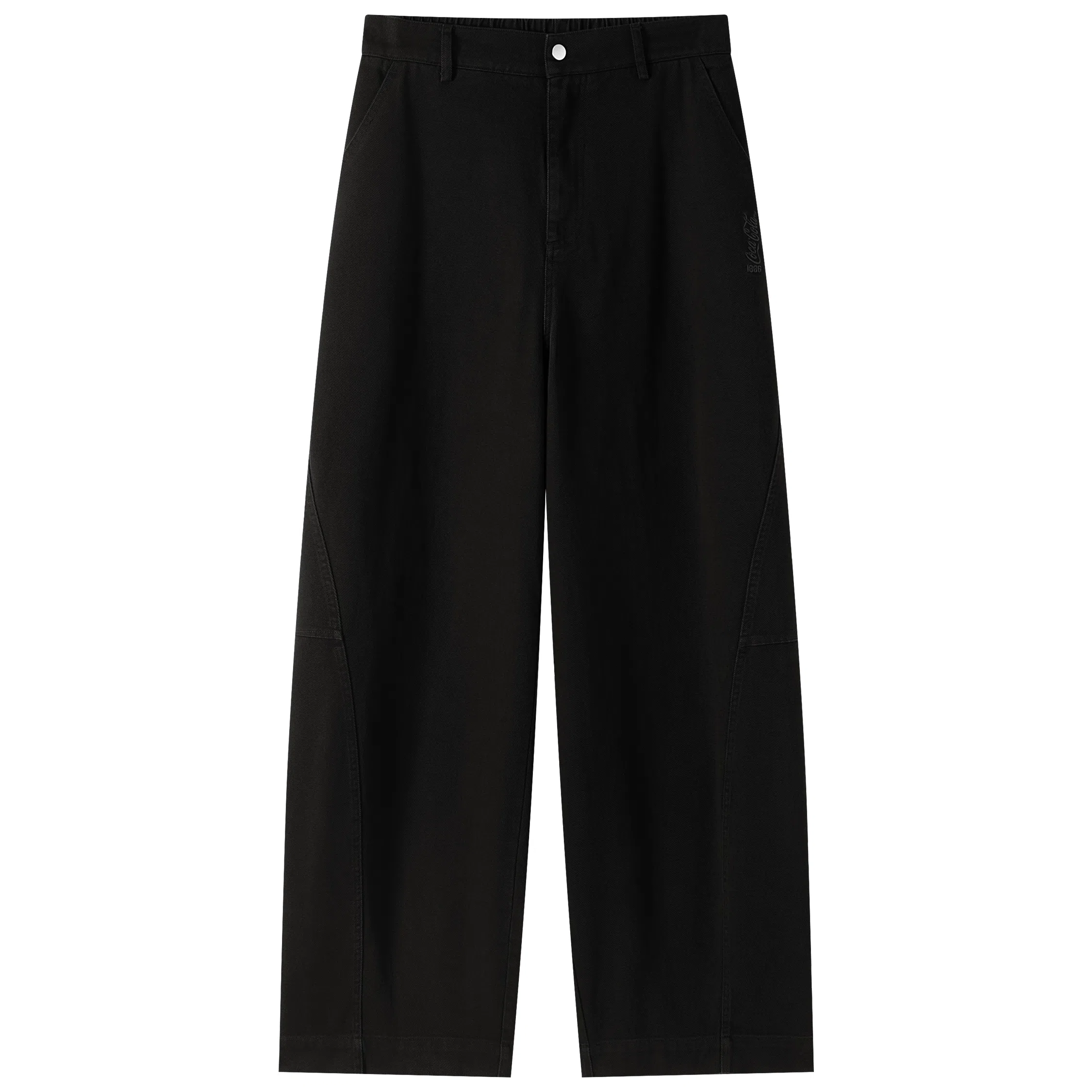 Coca-Cola Twill Split Curved Pants Black