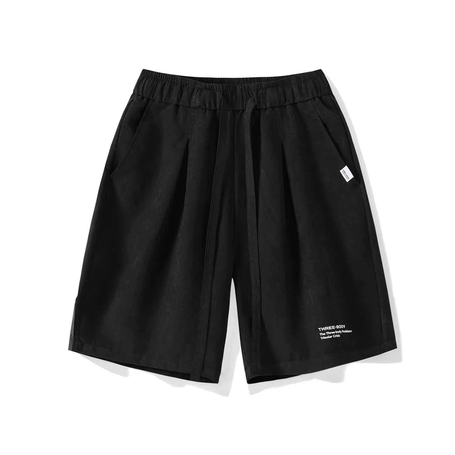 三体 危机系列 织唛抽绳五分美式复古学生多巴胺篮球裤宽松时尚百搭高街潮牌舒适潮流透气学生多巴胺户外休闲短裤 男女同款