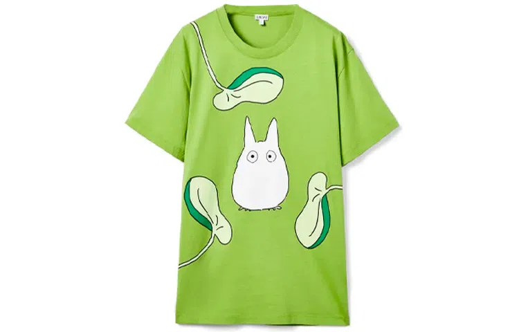 LOEWE x Totoro SS21 T-Shirt Green