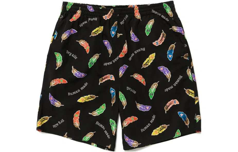 HUMAN MADE SS23 Feather Print Shorts