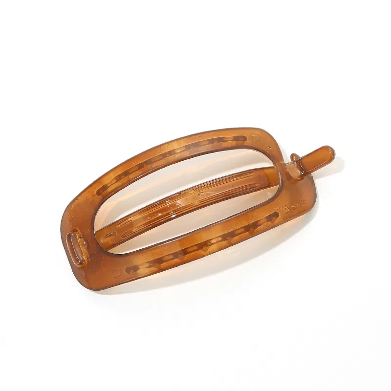 如花梦 简约气质椭圆后脑勺一字扭扭夹大号盘发量多 亚克力 发夹 女款