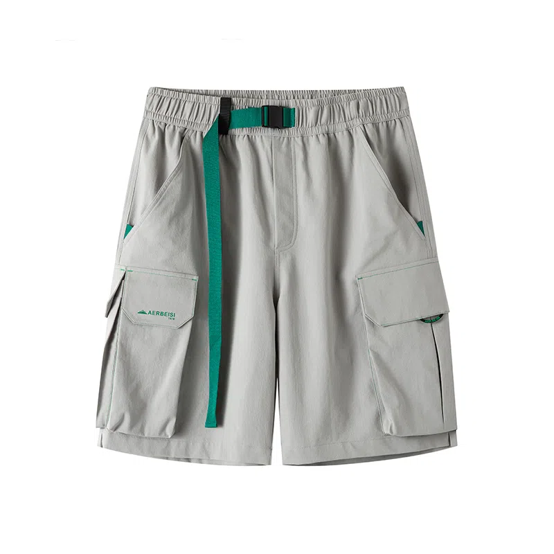 阿尔卑斯 户外登山机能风日系撞色腰带休闲短裤 男款
