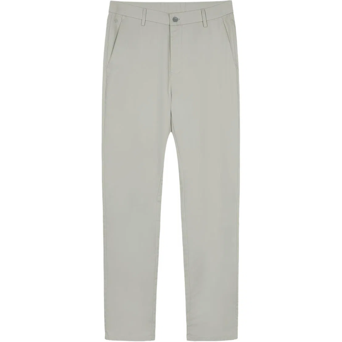 才子 时尚百搭简约纯色中腰直筒休闲裤 男款