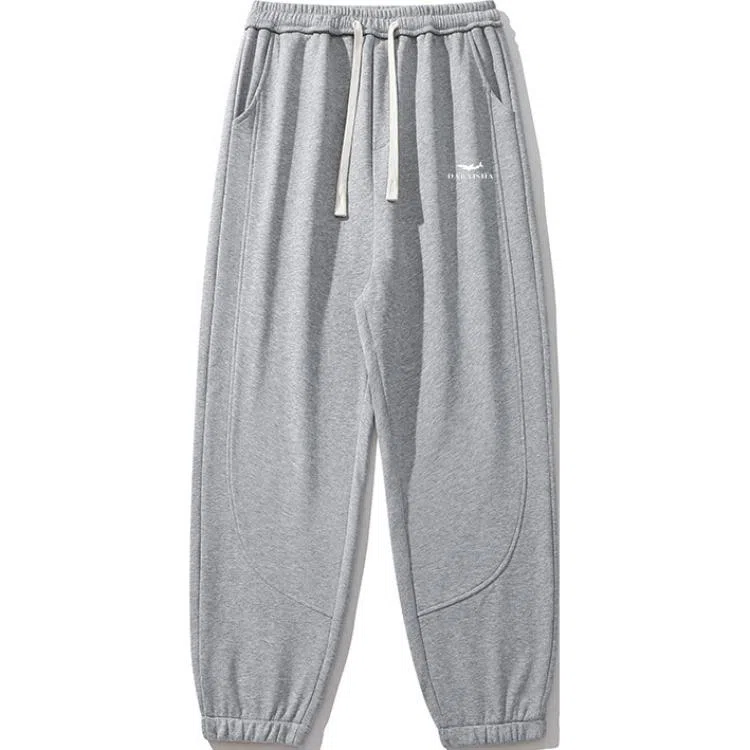 大白鲨 宽松字母直筒百搭休闲裤 男款