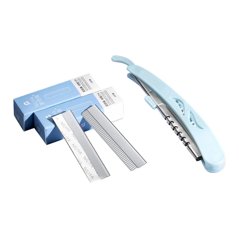 妮丽雅 防刮伤刮眉毛修眉刀片 美容院专用