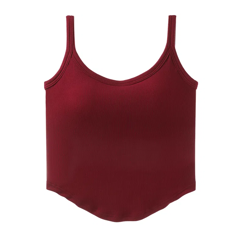 内在密码 免穿文胸大露美背内搭外穿显瘦性感辣妹不露脐吊带女款