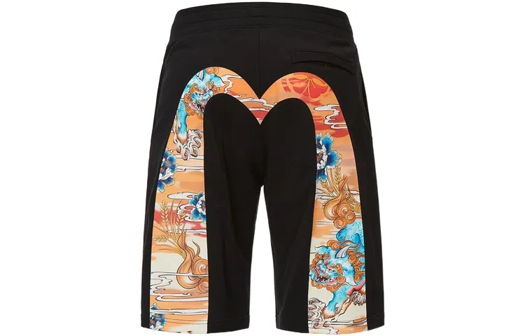 EVISU 23SS Black Shorts