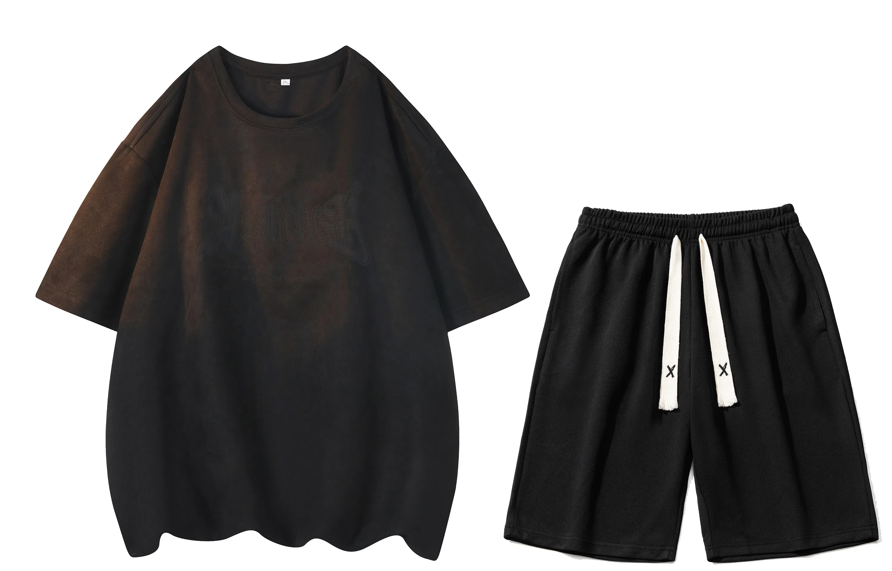 A.X.S.K Vintage Gothic Suede Set