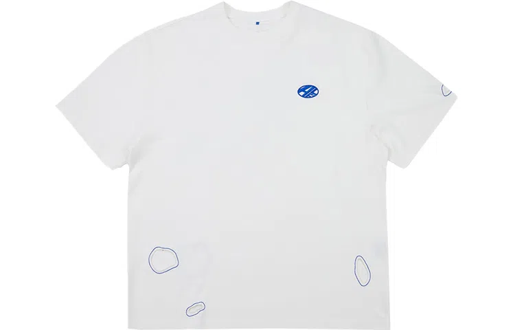 ADER ERROR Ivory Embroidered Logo T-Shirt