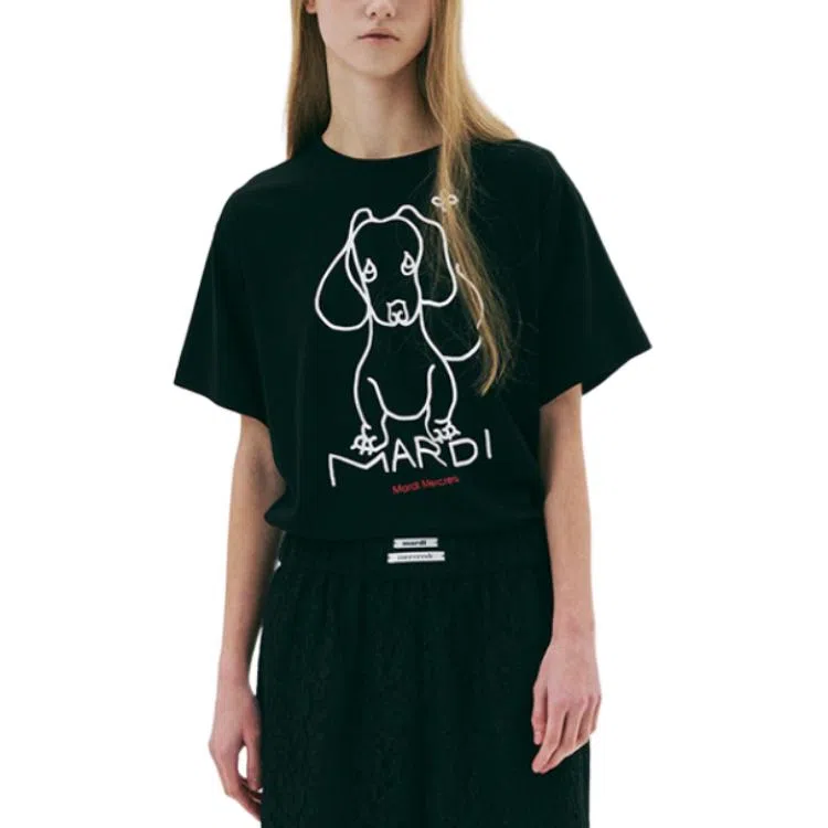 MARDI MERCREDI SS25 TSHIRT DDANJI CH.02_BLACK WHITE T