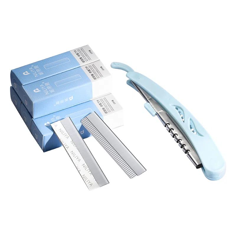 妮丽雅 防刮伤刮眉毛修眉刀片 美容院专用